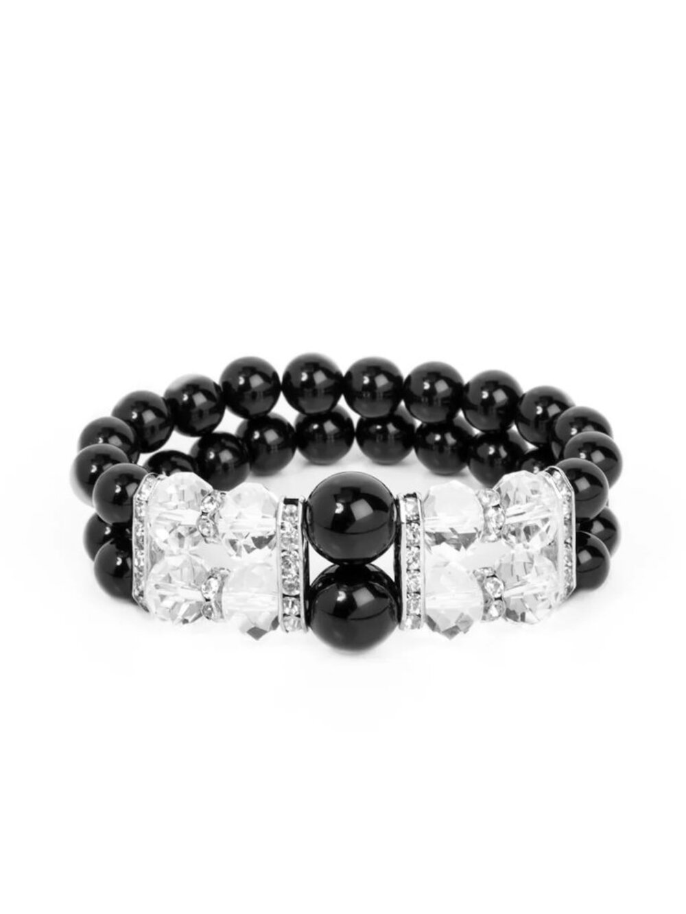 Paparazzi Timelessly Tea Party Black Bracelet